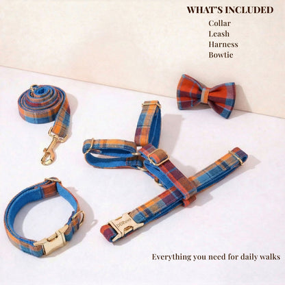 Midnight Copper Plaid Set
