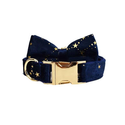Dark Blue Velvet Set